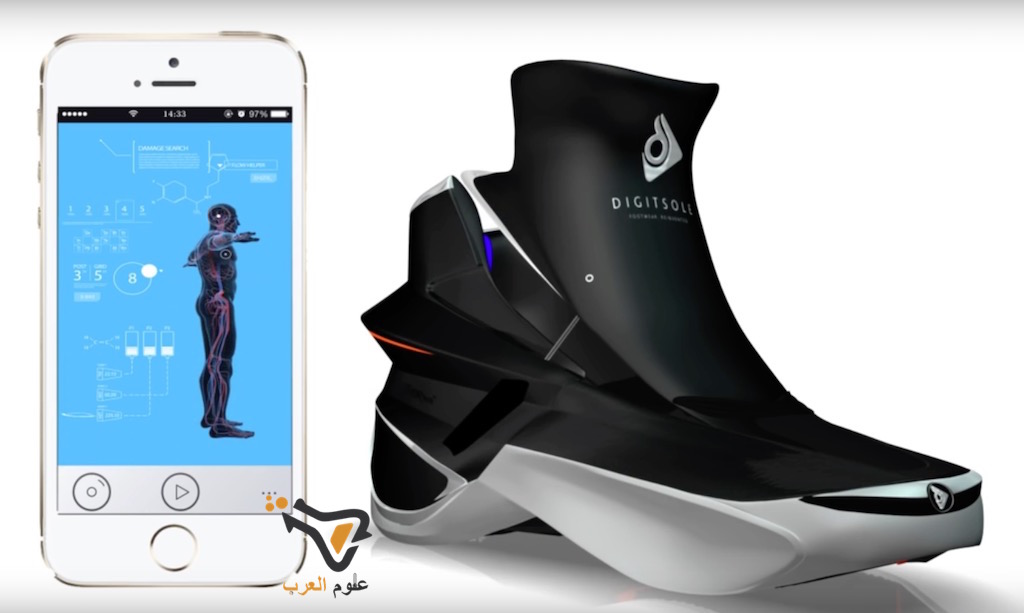 مقتطف : أول حذاء ذكي في العالم Digitsole Smartshoe